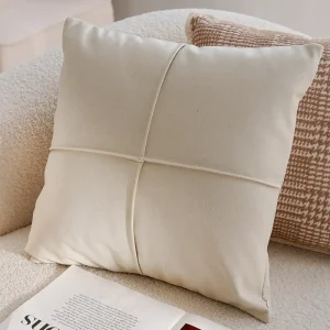 30x50/45x45CM Light Luxury Throw Pillow Cover Brown French Stamping Waist Cushion Cover Decor Home Decorative Pillowcase