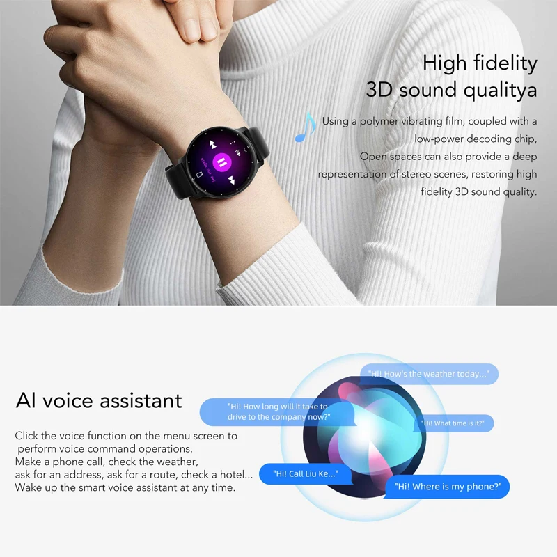 2025 New Bluetooth Call Smart Watch Ultra Light Men's Sports Fitness Waterproof Watch Heart Rate Monitor Full Touch Screen Watch - Image 4