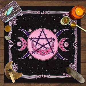 VIKAMA Wizard Of Oz Tablecloth Vine Goddess Magic Elements Waterproof Stain Resistant Metaphysical Studio Theme Party
