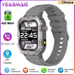 SmartWatch Men Militray Outdoor Sport GPS Fitness Tracker Heart Rate Smart Watch Waterproof New