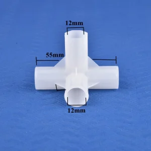 2-30PCS Inner Dia12mm Tee Way Four Way Straight Connector Shelf Wardrobe Hook Fittings Tent Garden Watering Irrigation Joint DIY