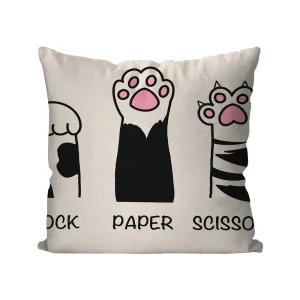 Cartoon Black Cat Print Decorative Pillowcase Bedding Home Decorative Cushion Pillowcase