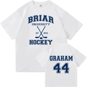 Graham 44 22 Design Tshirts Off Campus TV Series T-shirt Summer Cotton Comfortable Female Tees Loose Fashion O-neck Unisex Tees