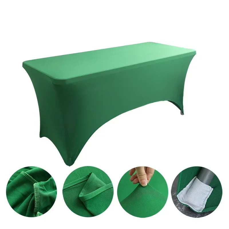 6FT 8FTSpandex Tablecloth High Stretch Wedding Hotel Birthday Table Cover for 4ft 5ft 6ft 8ft Folding Table Cocktail Tablecloth - Image 24