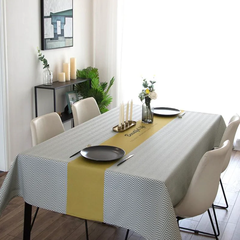 Nordic Simplicity Printing Rectangular Tablecloths For Table Party Decoration Dining Tables Cover Manteles - الصورة 10