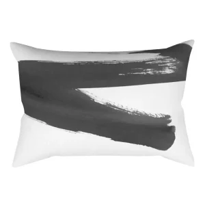 Black and White Striped Geometric Rectangle Pillow Cover Cushion Home Decor Bedroom Living Room Fashion Design