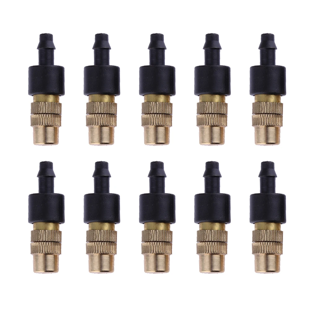 10-200PCS Outdoor Misting Cooling System Garden Irrigation Watering 4/7PVC Atomizer Nozzles Adjustable Garden Sprinklers Head - Image 7