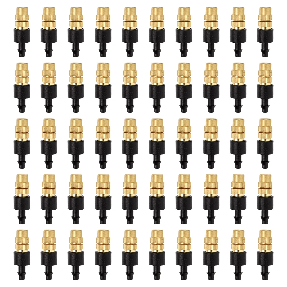 10-200PCS Outdoor Misting Cooling System Garden Irrigation Watering 4/7PVC Atomizer Nozzles Adjustable Garden Sprinklers Head - Image 8