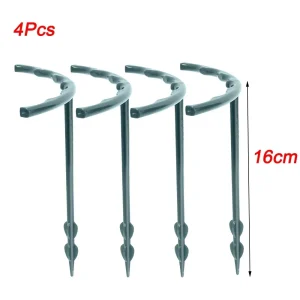 2/6Pcs Plant Support Pile Stand Semicircle Frame Fixed Rod Holder Gardening Arrangement Flower Vine Climbing Bracket Bonsai Tool