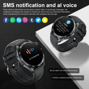 2026 Men New Smartwatch Bluetooth Call Waterproof Sports Fitness Smart Watches ECG Heart Rate Monitoring Health Smart Bracelets