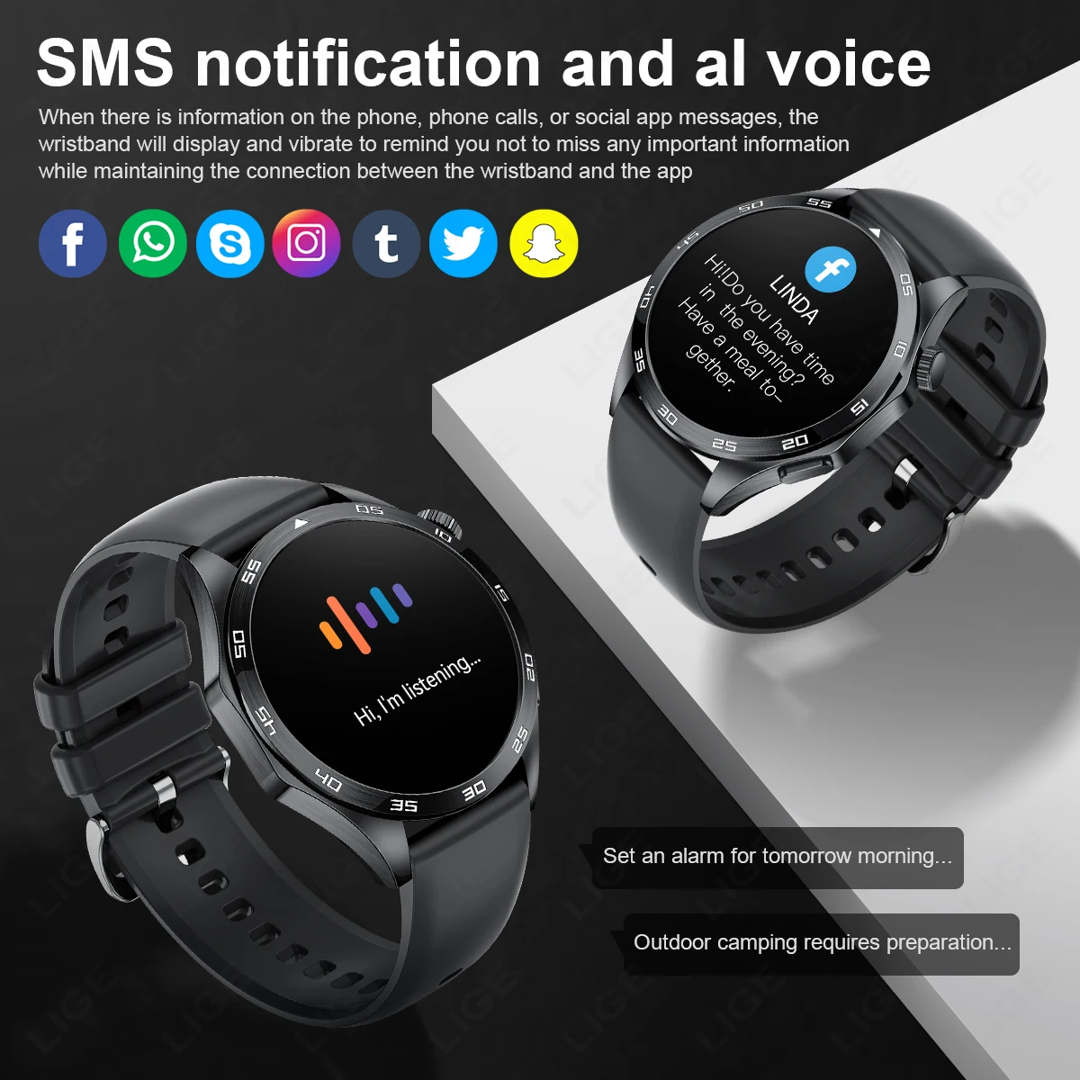 2026 Men New Smartwatch Bluetooth Call Waterproof Sports Fitness Smart Watches ECG Heart Rate Monitoring Health Smart Bracelets - Image 4