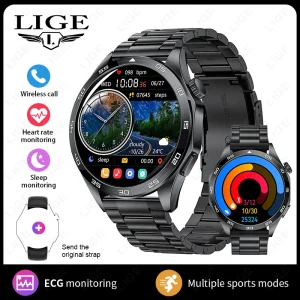 2026 Men New Smartwatch Bluetooth Call Waterproof Sports Fitness Smart Watches ECG Heart Rate Monitoring Health Smart Bracelets