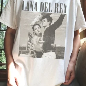 New Lana Del Rey Ldr Sailing Tan T Shirt Cotton Tee Vintage Shirt Summer Unisex T-Shirt Harajuku Casual Women T Shirt