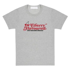 Cherry Flavoured The Neighbourhood Tshirts Band The NBHD Graphic T-shirt Hip Hop UnisexS Treetwear Cotton Tees Summer Male Tops
