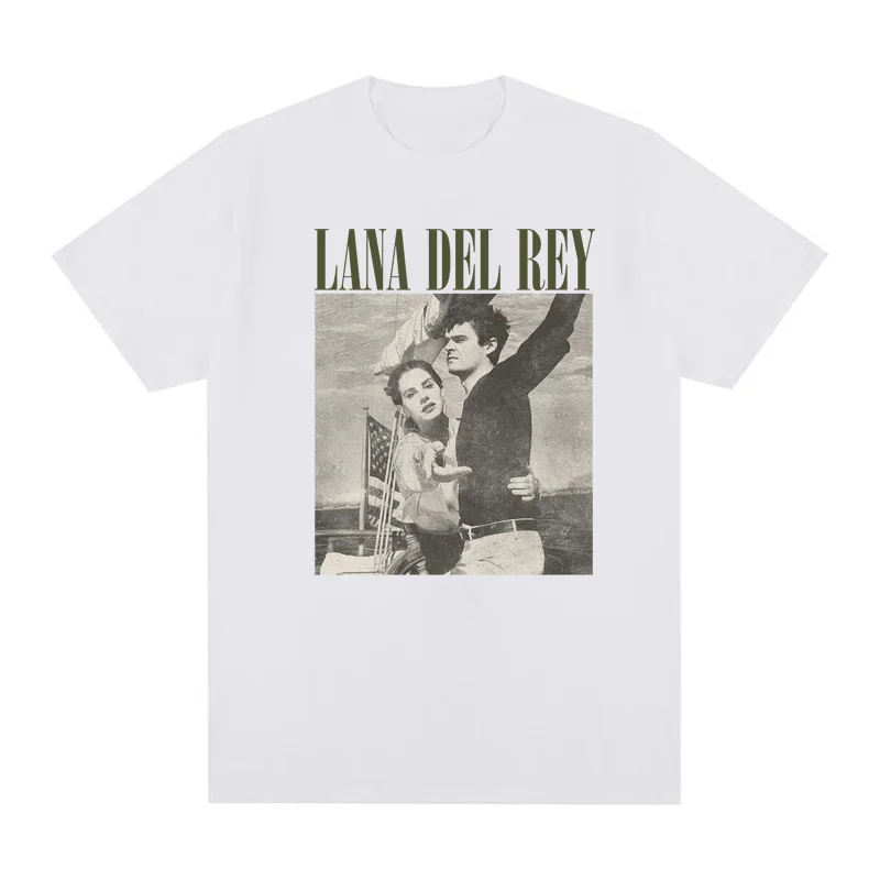 New Lana Del Rey Ldr Sailing Tan T Shirt Cotton Tee Vintage Shirt Summer Unisex T-Shirt Harajuku Casual Women T Shirt - Image 3