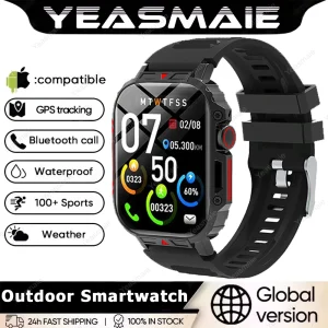 1.91 Outdoor Military Smart Watch Men Bluetooth Call Amoled Smartwatch For Android IOS IP68 Waterproof Sports Fitness Watches