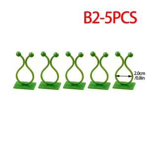 Plant Vine Traction Holder Invisible Plant Climbing Wall Fixture Clips Self-Adhesive Hook Indoor Outdoor Twisted or Fastened