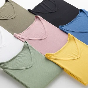 SuyaDream Women Knitted T Shirt Silk Viscose Blend Long Sleeves Solid Basic Cozy Tee 2026 Spring Summer Ribs Top Pink Blue