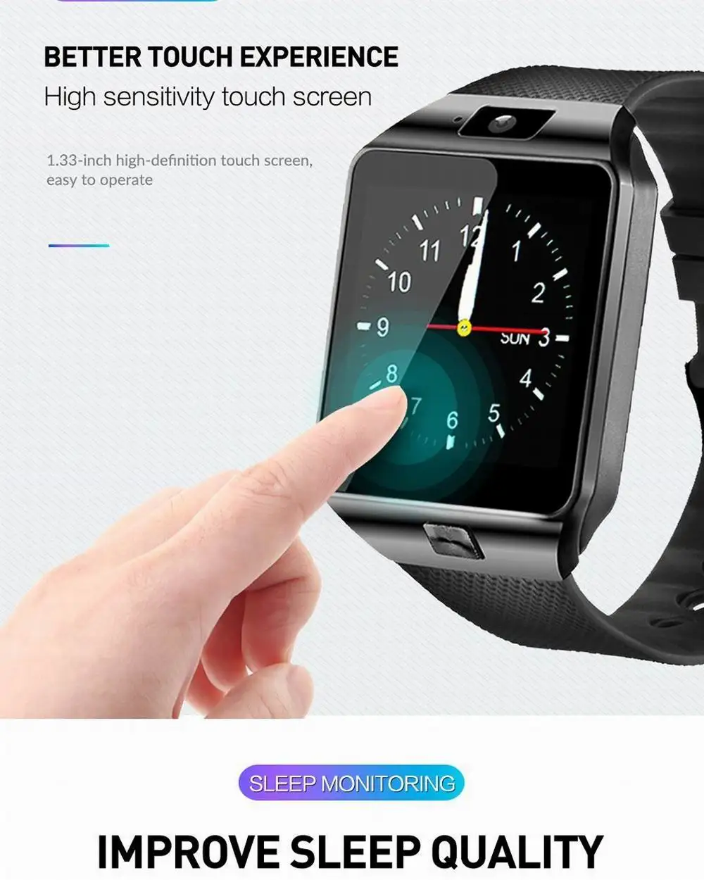 DZ09 Smart Watch Men Android With Sim TF Card Dial Call Answer Call Connect Whatsapp Facebook Twitter Sync Smartwatch SpoRT Wate - Image 5