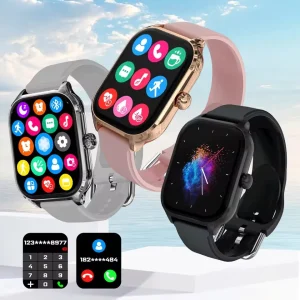 New Smartwatch Dial to Answer Calls Calorie Tracking Heart Rate Blood Oxygen Monitoring Bluetooth Smart Watch for ios Android