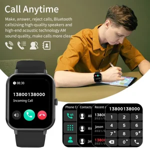 LIGE 2024 Bluetooth Call Smart Watch Men Women Full Touch Screen Sports Fitness Watch Man Smart Watches Women Smartwatch