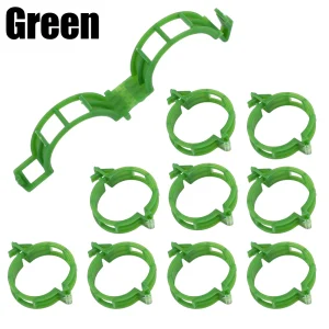 10-500Pcs Garden Plant Support Clips Secured Plastic Climbing Plant Clips Tomato Grape Vine Vegetables Plant Fixing Holders