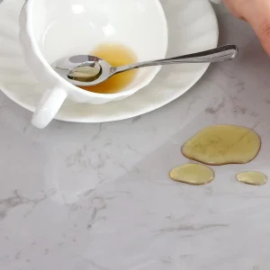 Transparent round plastic tablecloth protective sleeve, waterproof and oil proof PEVA tablecloth