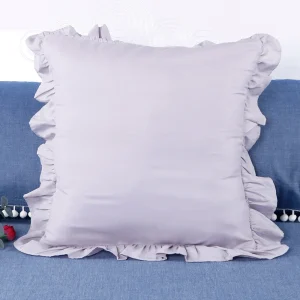 1-Pack Pillowcases with Ruffles (No Pillow Core ) , Farmhouse French Shabby Romantic Chic Pillow Cover for Bedding