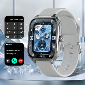 LAXASFIT New Smart Watch 2.01-inch HD Full Touchscreen Sports Fitness Watch Bluetooth Call Smartwatch Men Women Holiday Gift