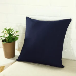 40*40cm Pillow Case Solid Color Sofa Cushion Backrest Pillowcase Family Living Room Cushion Waist Cushion Cover For Household