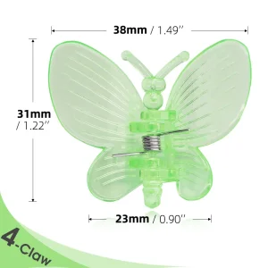 10-200PCS Plastic Plant Support Clips Orchid Stem Clip for Vine Support Vegetable Flower Tied Bundle Branch Clamping Garden Tool