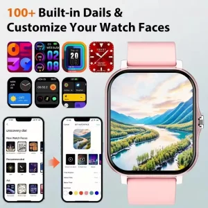 2025 New Smart Watch Bluetooth Talking Blood Oxygen/Blood Pressure Monitor DIY Watch Face SmartWatch for Women Men Holiday Gift