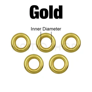 100 Sets 4mm Metal Eyelet Grommet With Washer Round Eye Rings For Leathercraft Repair Shoes Bag Clothing Belt Hat Accessories