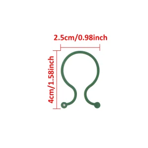 10/50/100Pcs Garden Vine Strapping Clips Plastic Plant Rattan Climbing Wall Fixture Buckle Tomato Grapevine Hook Support Tool