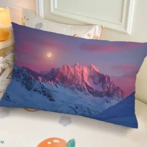 Ins-Style Ink Landscape Dormitory Pillow, Bedside Bedroom Pillow Gift, Nap Creative Living Room Sofa Cushion