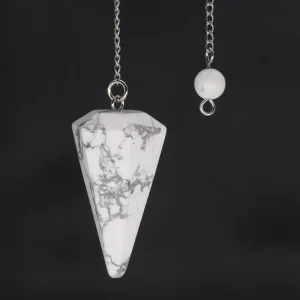 Natural Crystal Pendulums for Divination Dowsing Amethyst Pink Quartz Pendulum Reiki Healing Gem Stone Pendant Pendulos