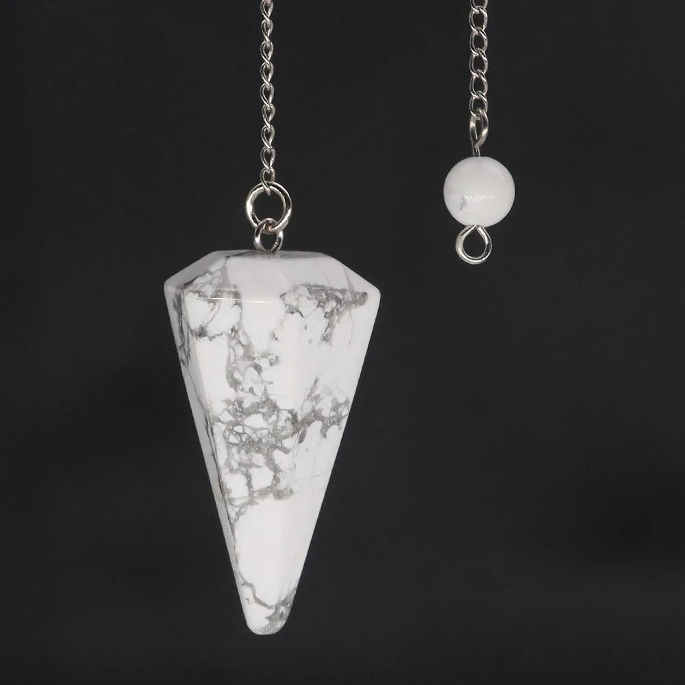 Natural Crystal Pendulums for Divination Dowsing Amethyst Pink Quartz Pendulum Reiki Healing Gem Stone Pendant Pendulos - الصورة 32
