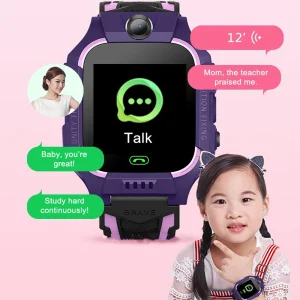 KGG Q19 Kids Smart Watch for Sim Card Smartwatch for Children Sos Call Phone Camera Voice Chat Photo Boy Girl Gift Color Screen