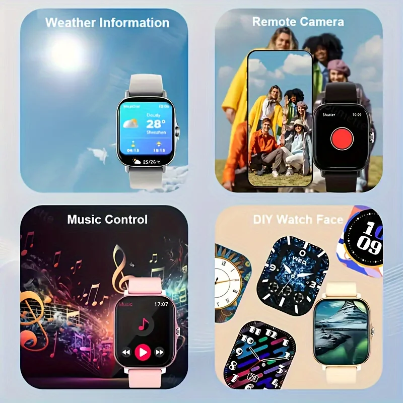 KESHUYOU 2025 Smart Watch Answer Make Call Message Preview Sport Mode DIY Dial Sleep Monitor Smart Watch for Men Women Gifts - Image 5