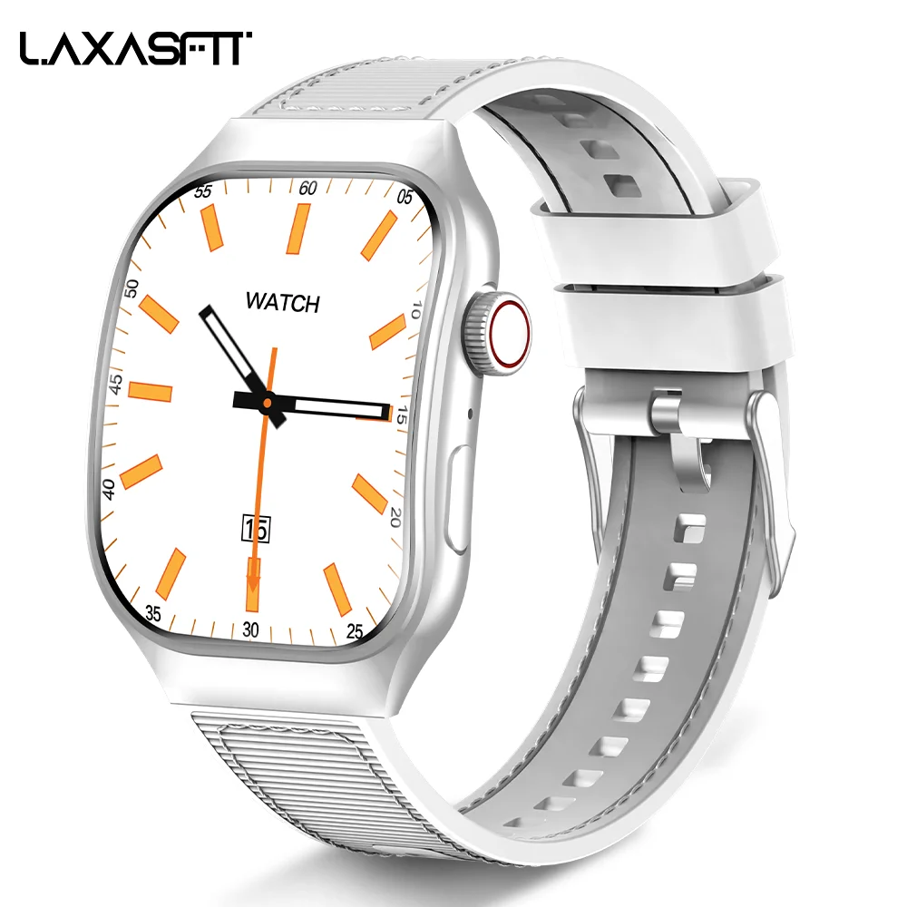 LAXASFIT 2.01 Inch Curved Screen Men's Smart Watch Bluetooth 5.3 HD Call Multiple Sports Modes Woman Smart Watch Holiday gifts - الصورة 8
