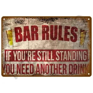 Vintage Home Decor Whiskey Metal Sign Plaque Pub Retro Alcohol Tin Sign Beer Wall Art For Bar Pub Club Man Cave Decorative Plate