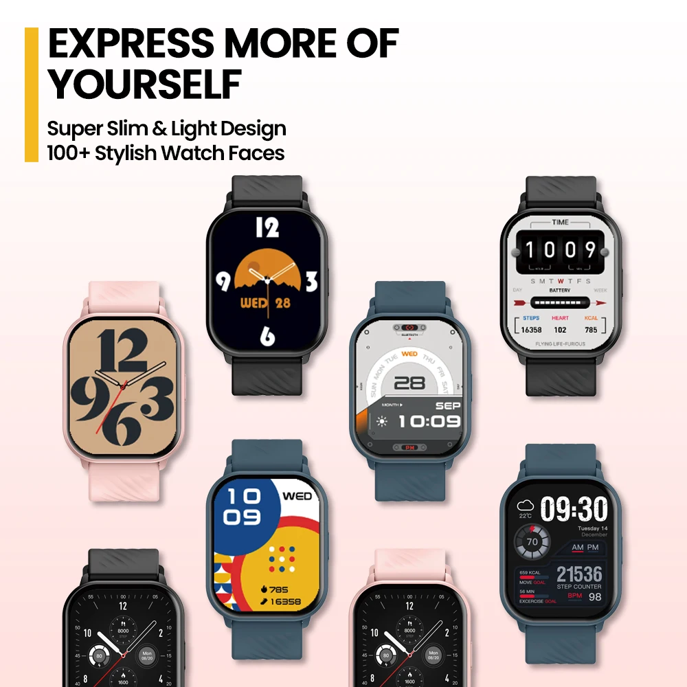 New Zeblaze GTS 3 Voice Calling Smart Watch Ultra-big 2.03'' HD Screen 24H Health Monitor 100+ Sports Modes 200+ Watch Faces - Image 5