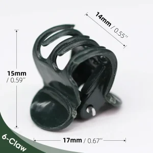 10-200PCS Plastic Plant Support Clips Orchid Stem Clip for Vine Support Vegetable Flower Tied Bundle Branch Clamping Garden Tool