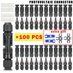 10/20/40/100/200/400Pcs Photovoltaic Solar Connector kit 1000V 30A connectors for solar panels PV/MC 2.5/4/6mm²