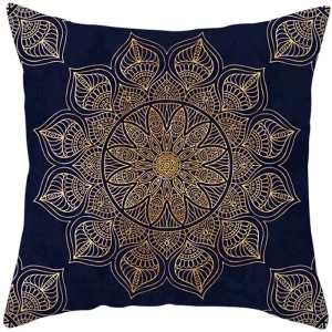 Mandala Print Square Pillowcase Home Decor Car Sofa Cushion Cover