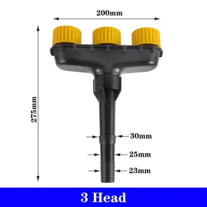 Garden Atomizer Nozzle Agriculture Lawn Park Sprinkler Orchard Farm Irrigation Adjustable Large Flow Watering Tool 3/4/5/6 Way