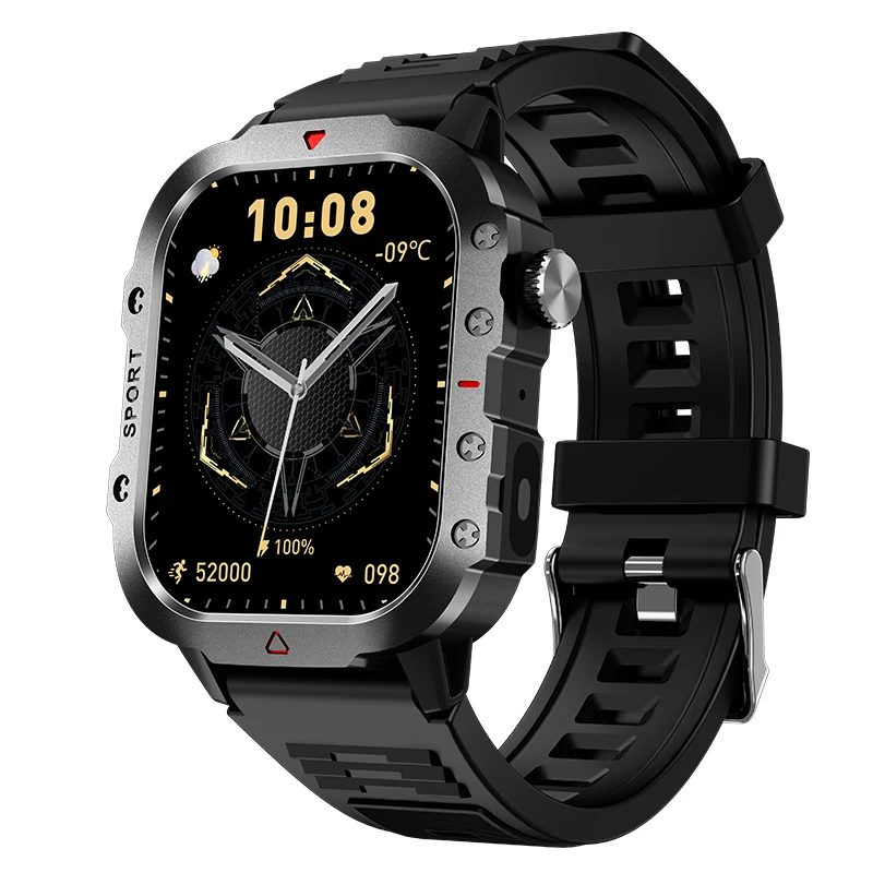 Bluetooth Call Smartwatch Electronics Military Smart Watch Digital Fitness Clock Watches Gift for Man Woman iOS Android 2025 New - الصورة 9