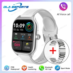 2026 New Smart Watch For Android IOS 2.01Inch Color Screen Bluetooth Call Blood Oxygen/Pressure Monitoring Smart Watch Women Men