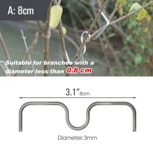 30/50Pcs 4 Size Reusable Branch Limb Spreader Garden Yard Trees Branches Fixator Strong Fruit Tree Support Holder Vine Trainers