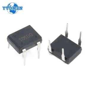 20pcs/box Bridge Rectifier DB207 DIP4 1000V 2A DB207S Power Diode Rectifiers Electronic Components IC